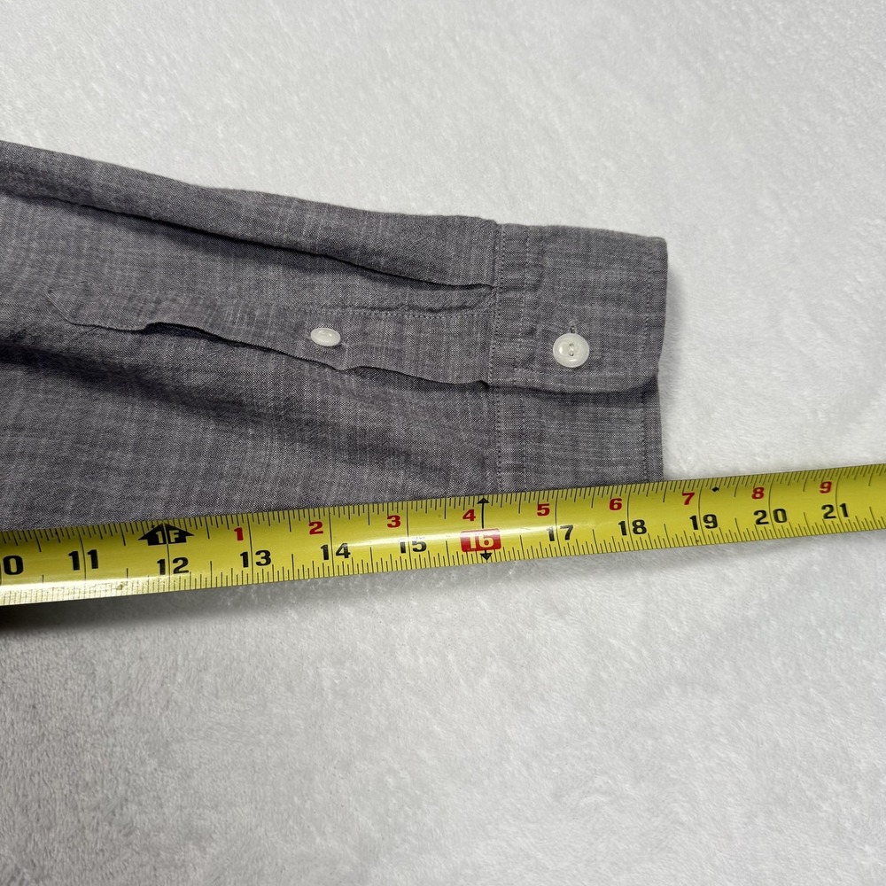 Vineyard Vines Shirt Mens‎ Large Gray Dockman Long Sleeve Casual Button Up - Picture 11 of 11